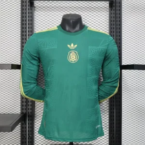 2025 Mexico Gold Cup Green Football Jersey Long sleeve