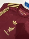 2025 Mexico Gold Cup Maroon Football Jersey