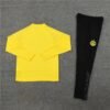 2023/2024 Dortmund Half-Pull Training Suit Yellow Football Shirt