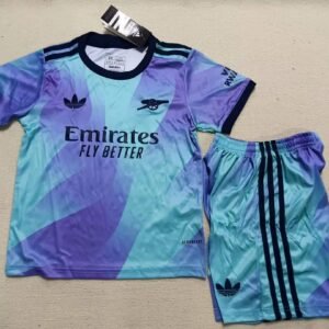 2024/2025 Kids Size Arsenal Third Away Soccer Jersey 1:1 Thai Quality