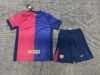 2024-2025 KIDS Barcelona Home Travis Scott Joint Edition Football Shirt 1:1 Thai Quality