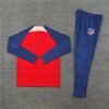 2023/2024 Atletico Madrid Half-Pull Training Suit Red 1:1 Thai Quality