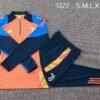 2024/2025 Juventus Half-Pull Training Suit Orange Football Shirt 1:1 Thai Quality Set