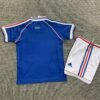 1998 Retro Kids Size France Home Football Shirt