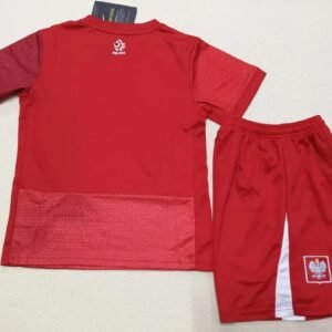 2024 Kids Size Poland Away Football Shirt 1:1 Thai Quality