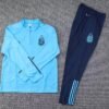 2022 Argentina Half-Pull Training Suit Blue Jersey