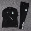 2023/2024 Algeria Half-Pull Training Suit Black Shirt