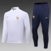 imgi_14_1ddf1bb40b2464fa6ad4b9756b9eb208_1080x 2022 France Half-Pull Training Suit White Football Shirt