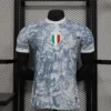 2025 Player Version Italy Training Wear Grey Football Shirt 1:1 Thai Quality