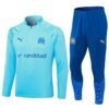 imgi_14_5384e07126894816f043bede940d1b49_1080x 2023/2024 Olympique de Marseille Half-Pull Training Suit Light Blue Football Jersey