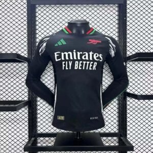 2024-2025 Long Sleeve Players Version Arsenal FC Away Home Football Shirt 1:1 Thai Quality