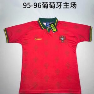 1995/1996 Retro Portugal Home Football Shirt 1:1 Thai Quality