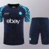 2024/2025 Napoli pre-match training Black Shirt+Shorts 1:1 Thai Quality