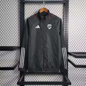 2023-2024 Windbreaker Arsenal Black-Football Shirt 1:1 Thai Quality