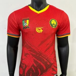 25-26 Cameroon Red Player Edition Football Shirt 1:1 Thai Quality