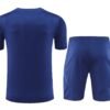 2024 Italy Pre-match training Blue Shirt+Shorts 1:1 Thai Quality