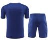 2024 Italy Pre-match training Blue Shirt+Shorts 1:1 Thai Quality