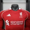 2025-2026 Long Sleeve Player Version Liverpool FC Home Football Shirt 1:1 Thai Quality