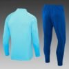 imgi_15_f11bc9b50124cf07ea6c59389104ad5f_1080x 2023/2024 Olympique de Marseille Half-Pull Training Suit Light Blue Football Jersey