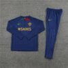 2023/2024 Portugal Half-Pull Training Suit Royal Blue Football Shirt