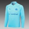 imgi_16_a44976538030e5db2f9adb63ac1c0ad9_1080x 2023/2024 Olympique de Marseille Half-Pull Training Suit Light Blue Football Jersey