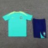 2024 Brazil pre-match training Light Blue Shirt+Shorts 1:1 Thai Quality