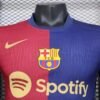 2024/2025 Long Sleeve Player Version Barcelona Home Jersey 1:1 Thai Quality
