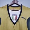 2006 Retro Italy Goalkeeper Gold Soccer Shirt