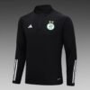 2023/2024 Algeria Half-Pull Training Suit Black Shirt