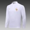 imgi_16_f453d56488da284e58c39bb278c7b04d_1080x 2022 France Half-Pull Training Suit White Football Shirt